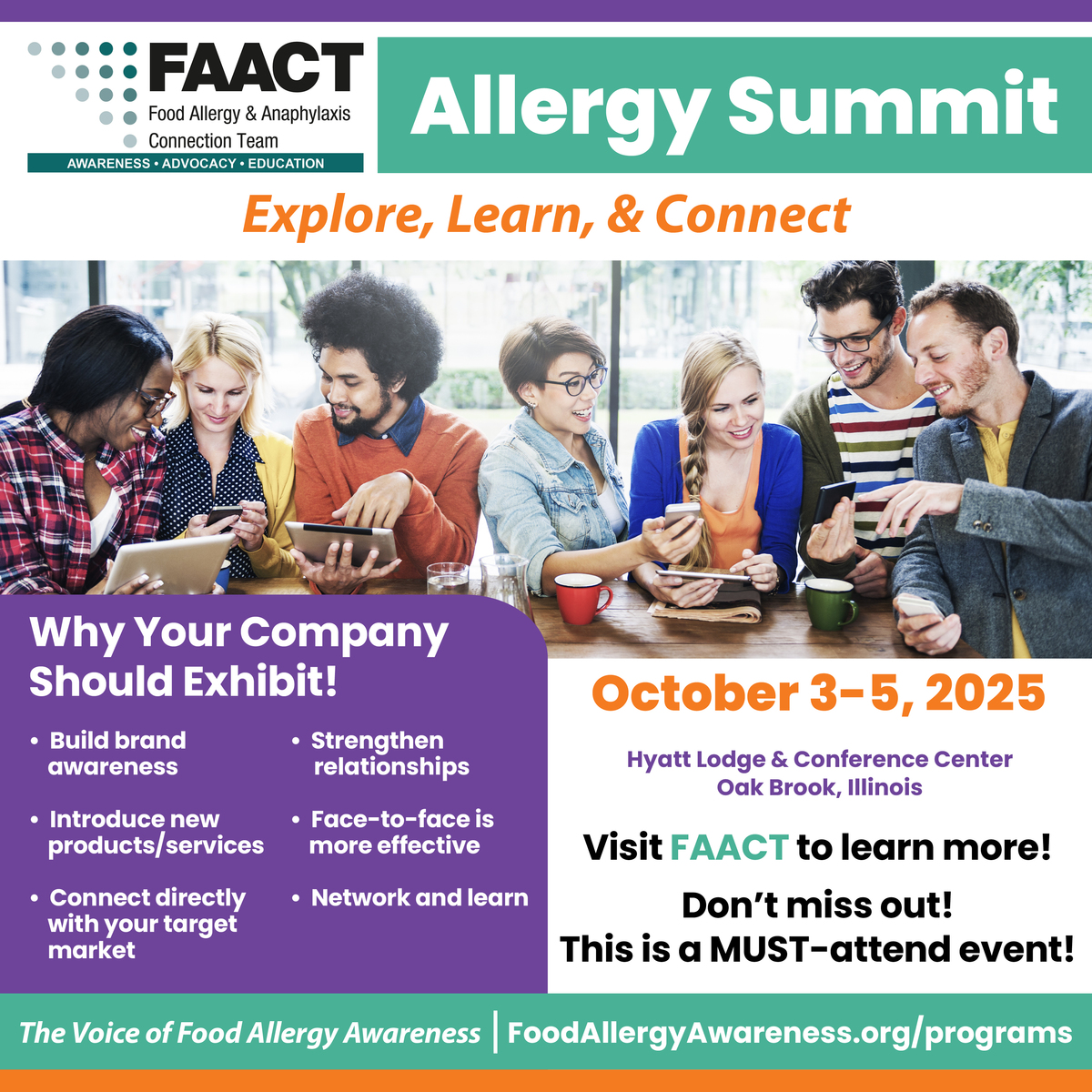 FAACT Allergy Summit Graphic